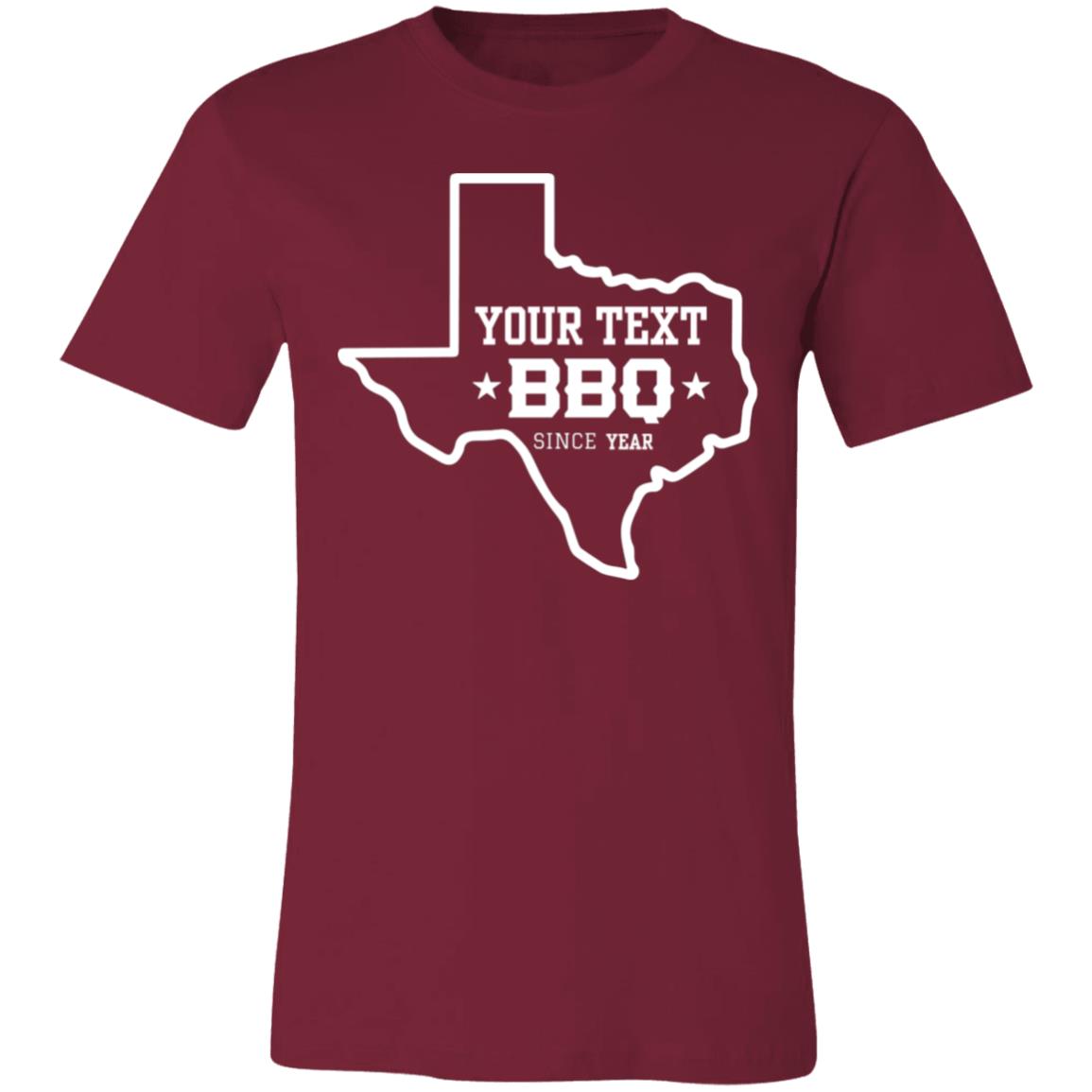 Texas Personalized BBQ Tee