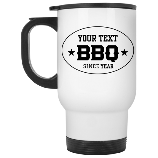 BBQ Label Travel Mug